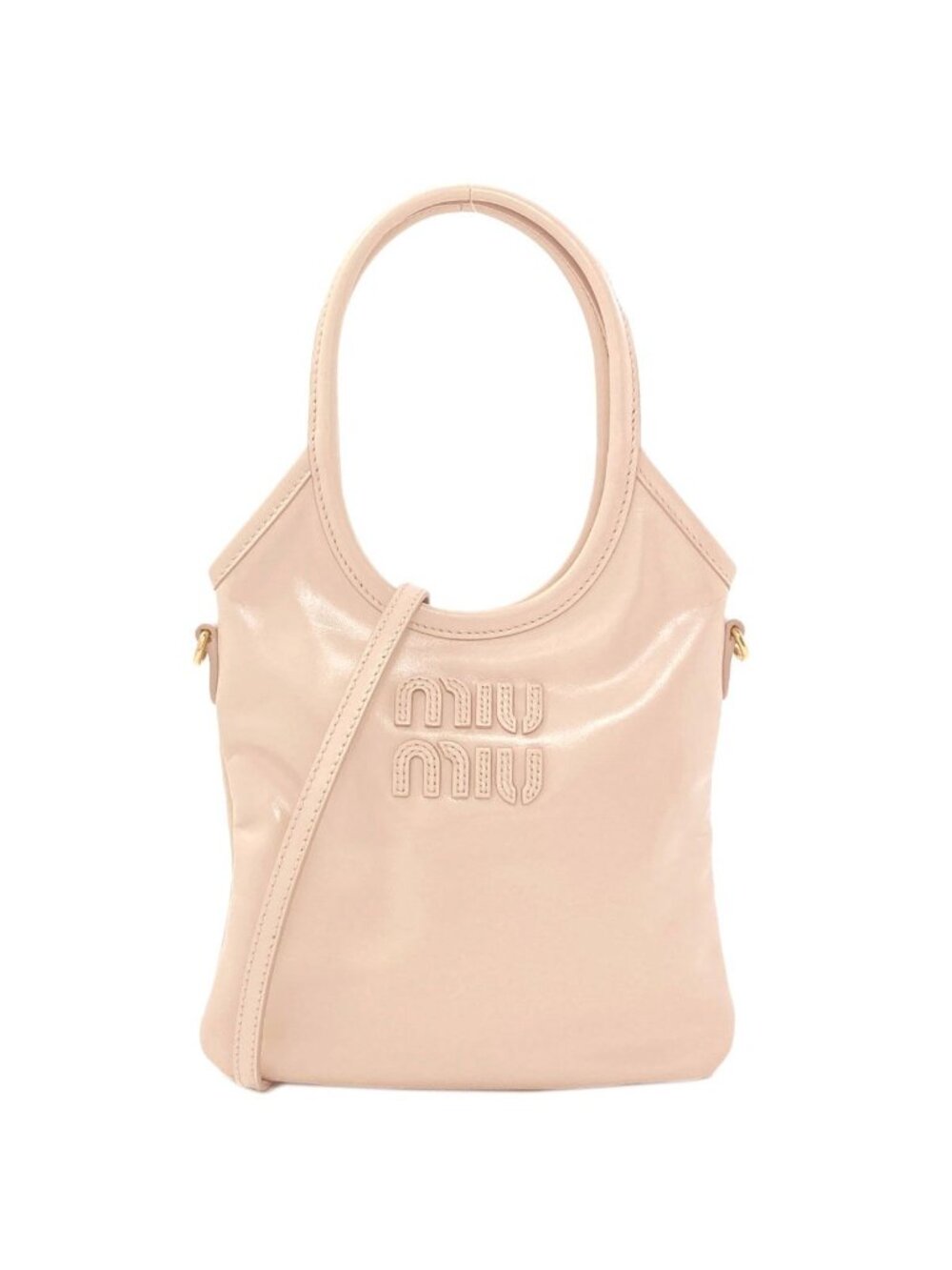 Miu Miu 2-Way Handbag Calfskin